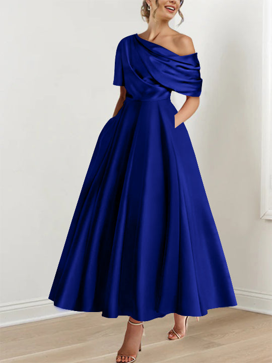 Melbourne Label | SATIN A-LINE DRESS FOR WOMEN