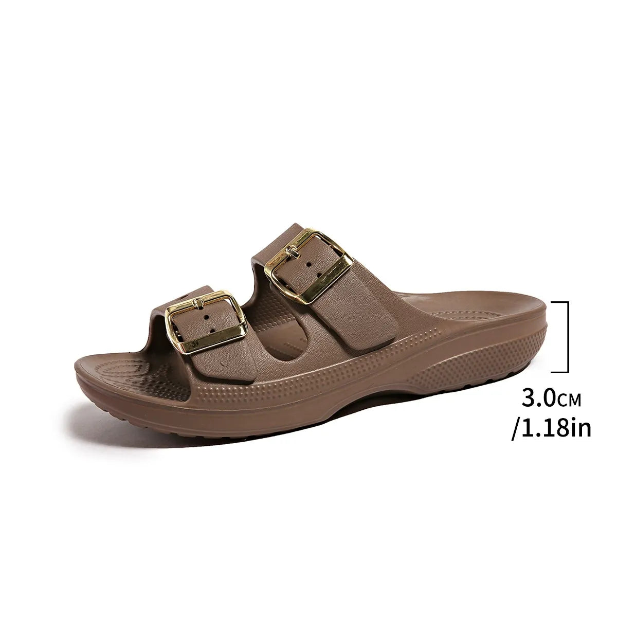 Saturday Double Buckle Slides
