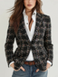 Vintage Plaid Blazer