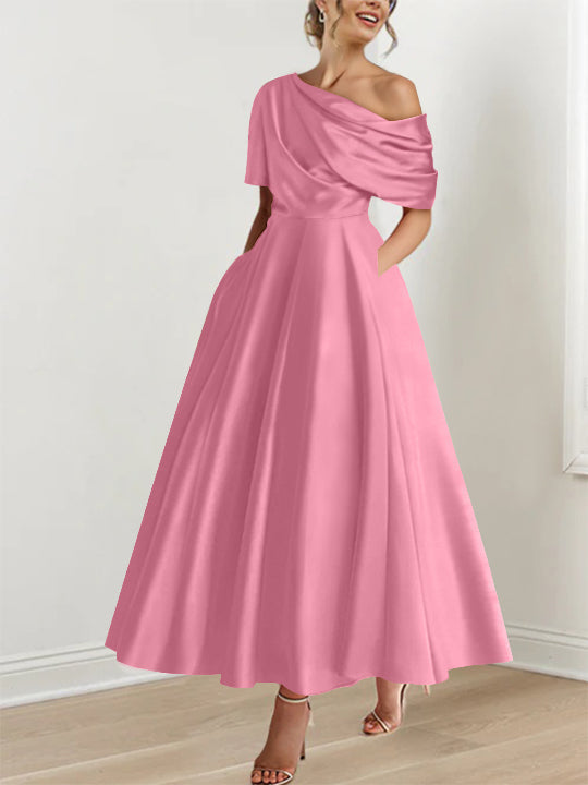 Melbourne Label | SATIN A-LINE DRESS FOR WOMEN