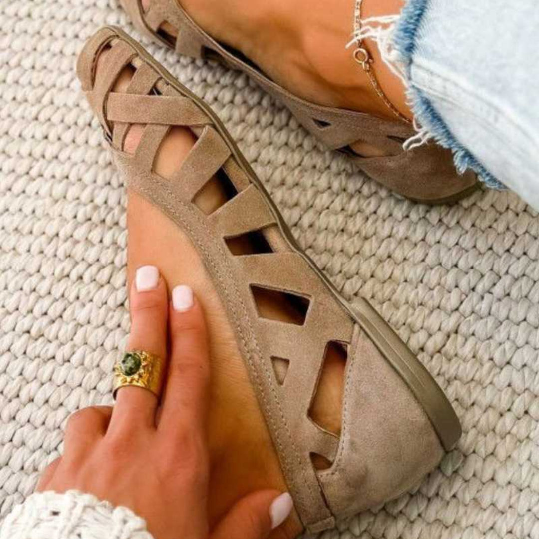 DARYA -  Woven Flat Sandals