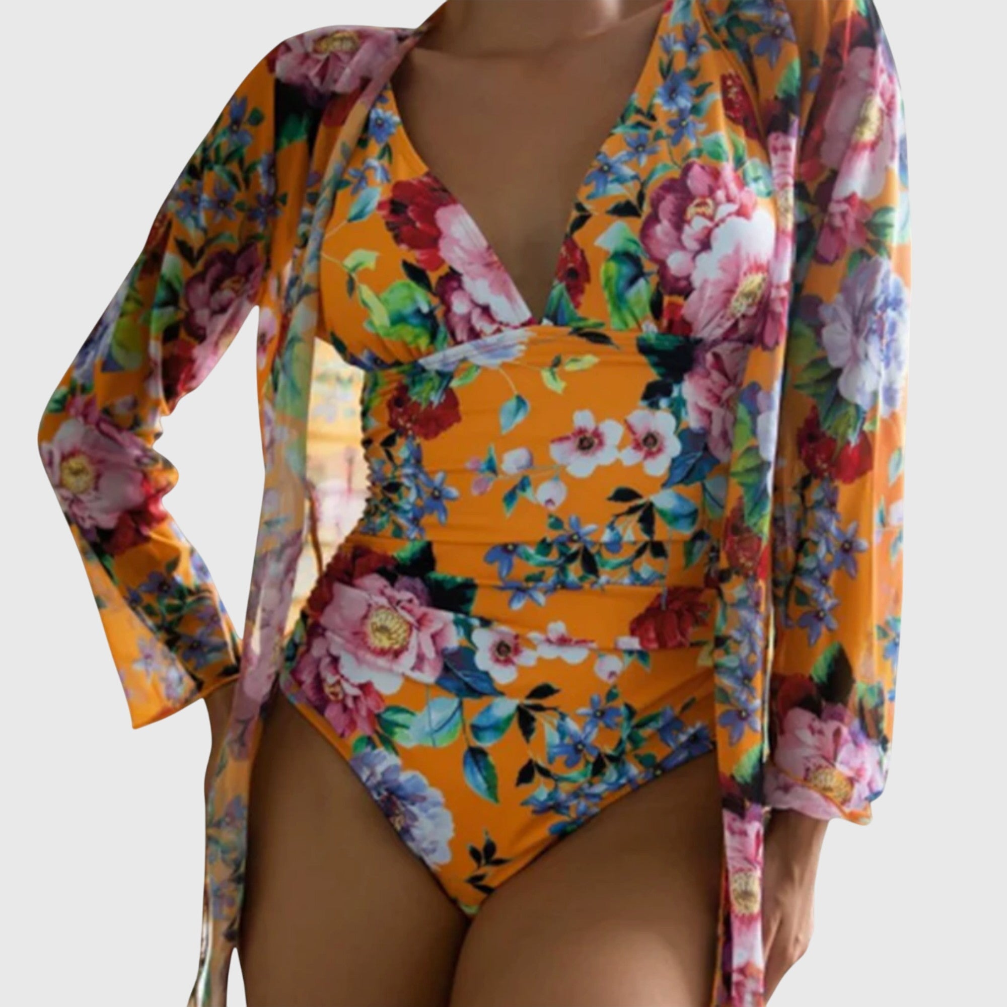 DELACROIX | Elegant White Summer Swimwear