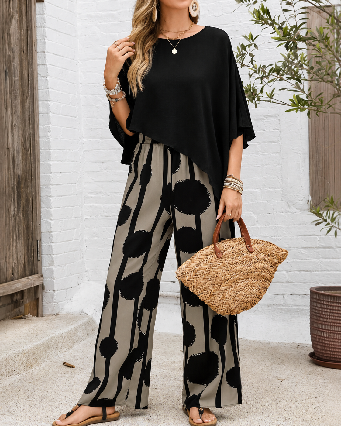 Eleni™ | Two-Piece Set with Wide Legs