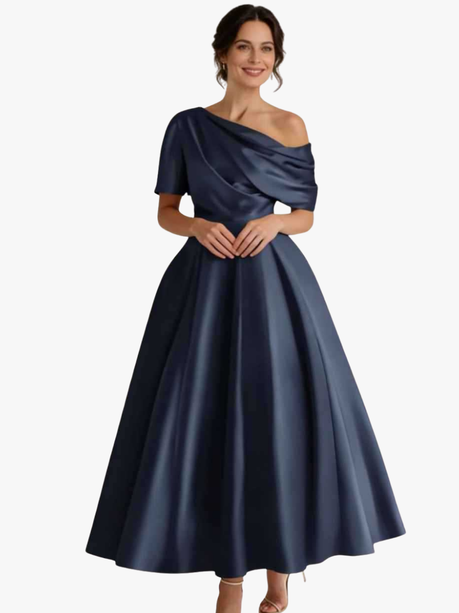 Melbourne Label | SATIN A-LINE DRESS FOR WOMEN