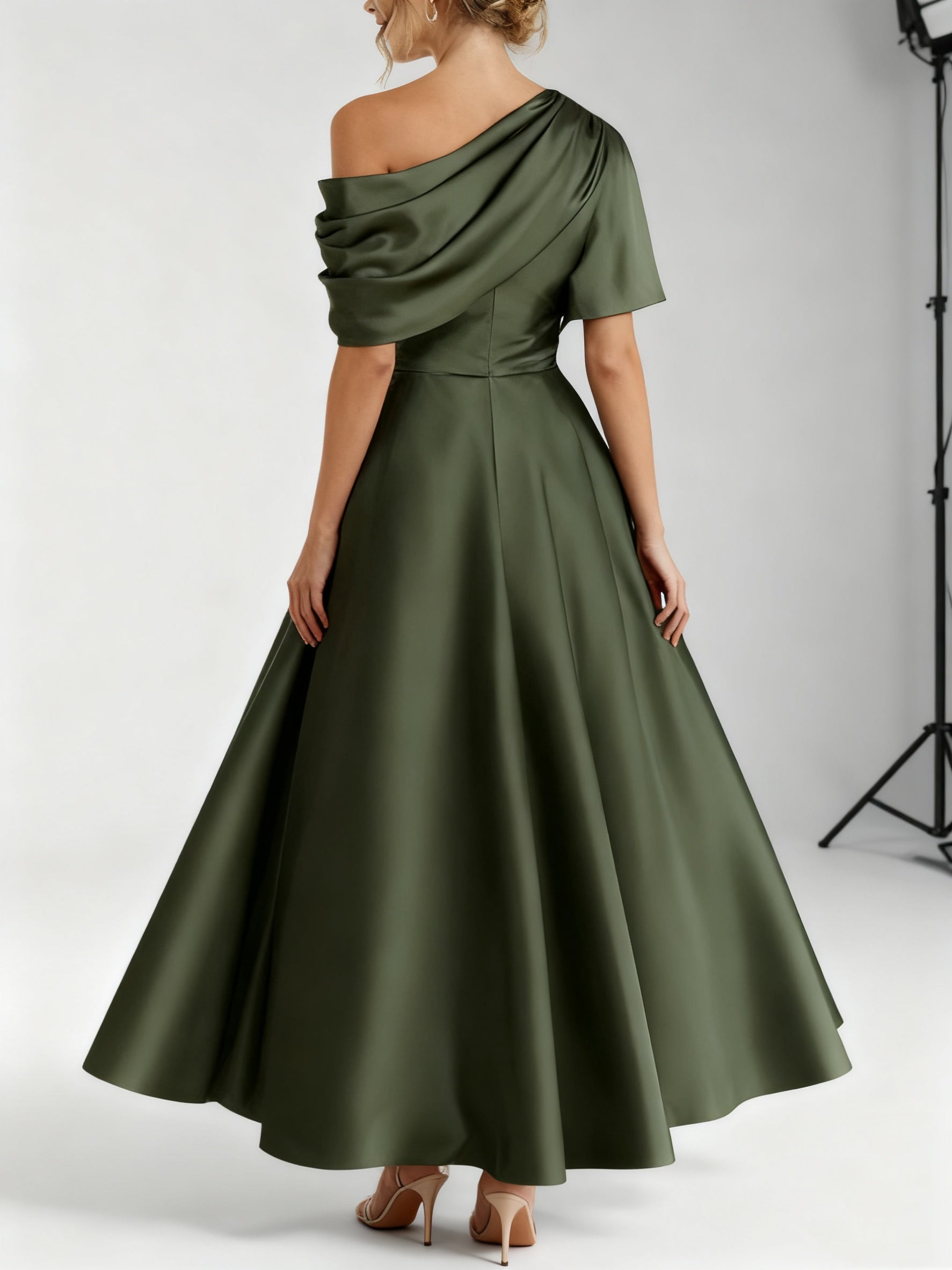 Melbourne Label | SATIN A-LINE DRESS FOR WOMEN