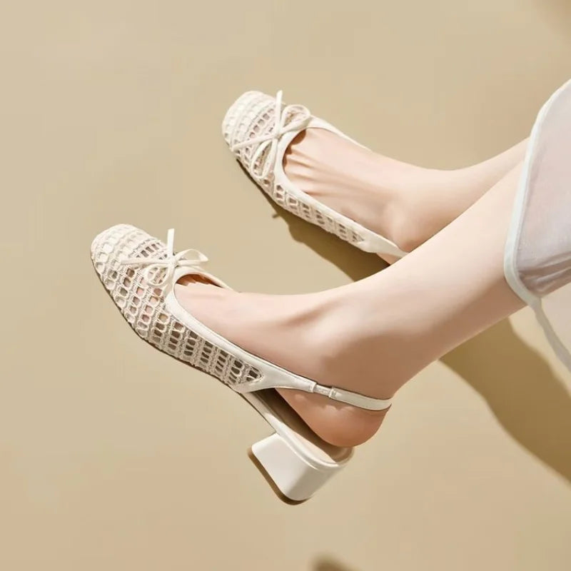 Giulia | Perforated Mary Jane Shoes