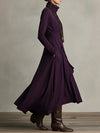 Arielle™ Vintage Asymmetrical Turtleneck Dress