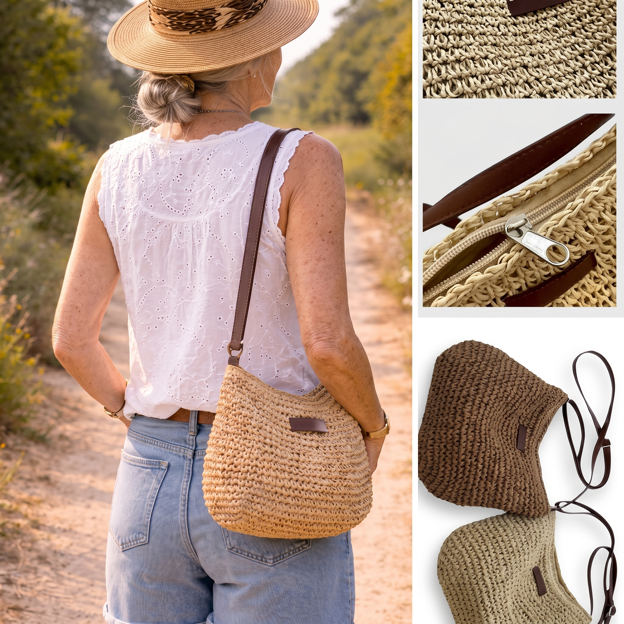 Simone | Elegant Woven Bag